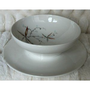 Syracuse Finesse Carefree True China 1958-67 Atomic Gravy Boat/Dip Bowl Vintage